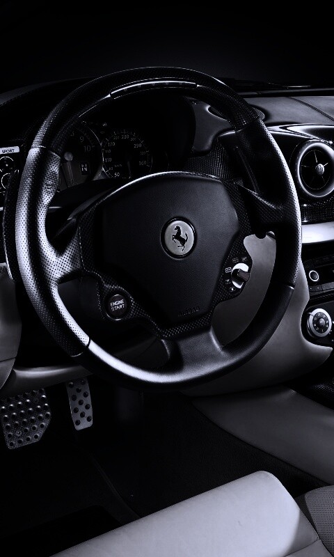 Салон феррари обои