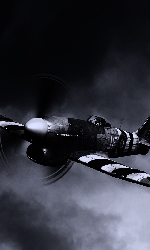 Истребитель времён Второй Мировой Войны обои