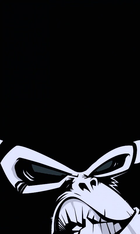 Злая обезьяна обои