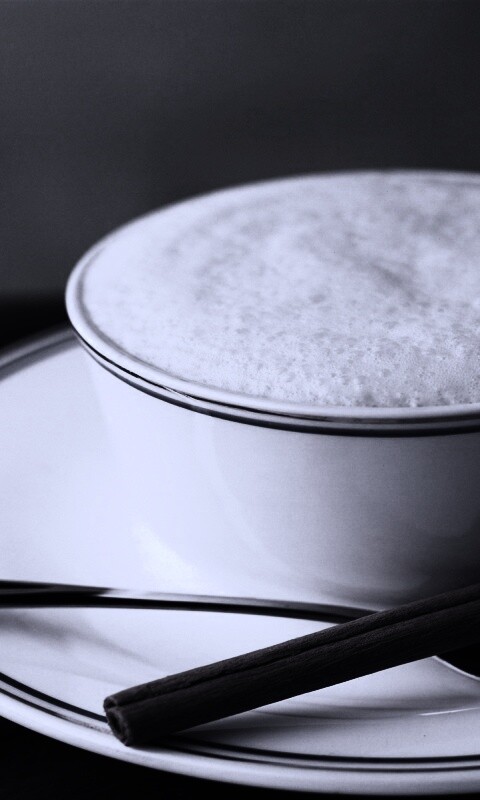 Чашечка кофе с корицей обои