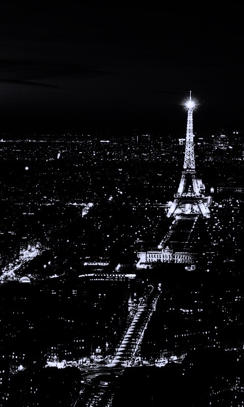 Ночной париж обои