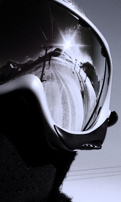 Маска сноубордиста обои