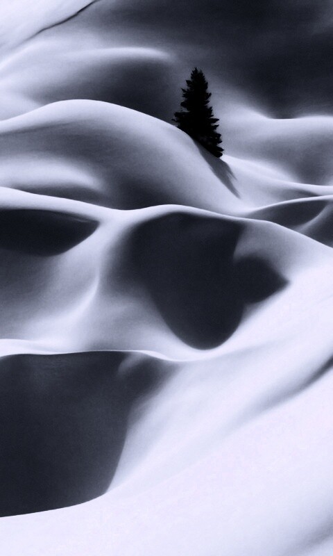 Снежная долина обои