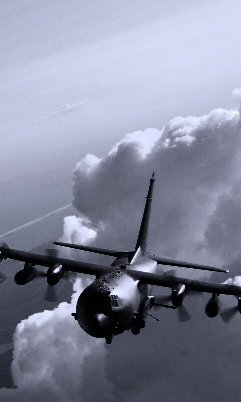 Самолет АС-130 обои