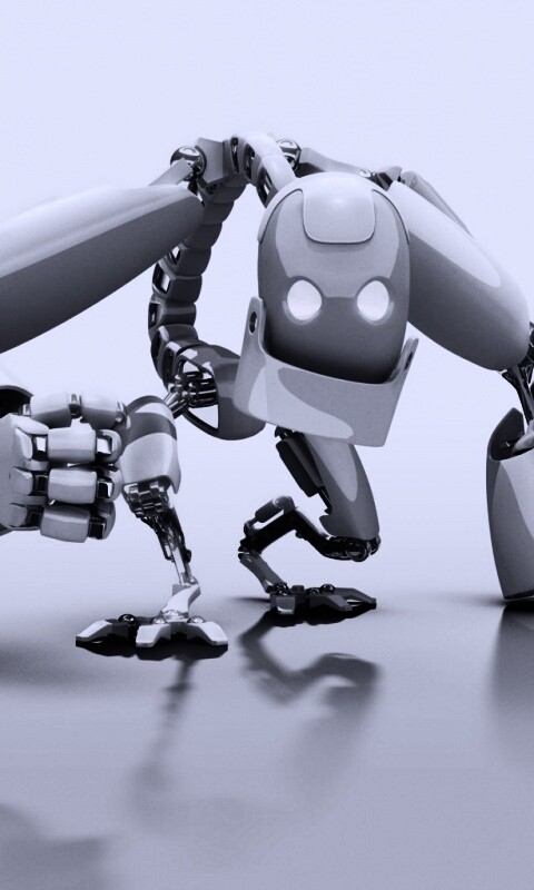 Крадущийся робот обои