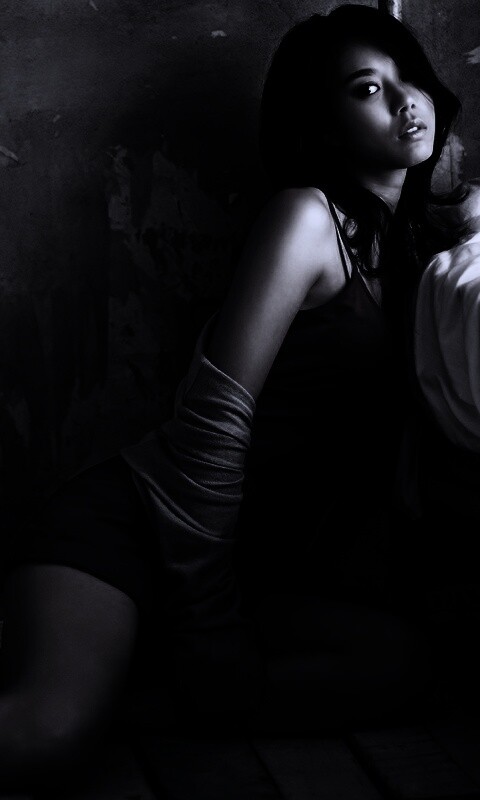 Модель азиатка обои