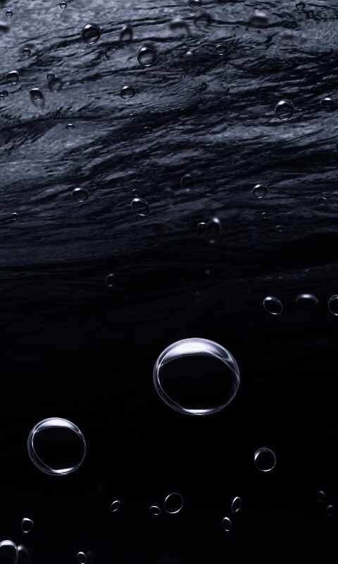 Пузыри под водой обои