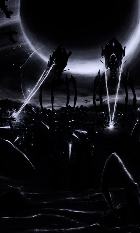 Протосы против зергов обои