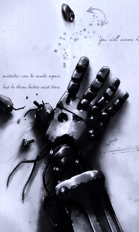 Автопротез из анимэ Стальной Алхимик обои