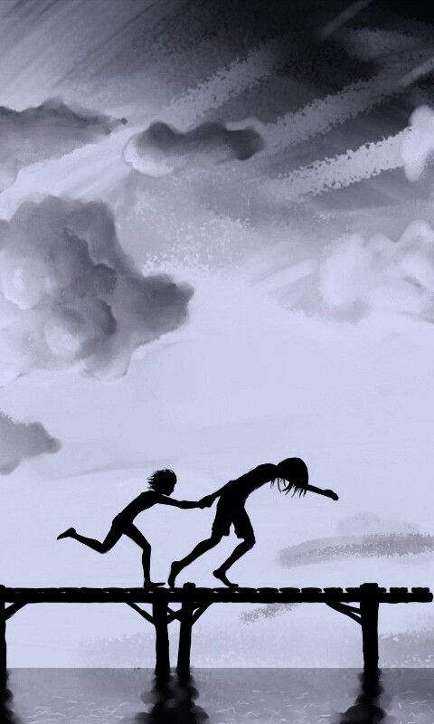 Прыжки с причала обои