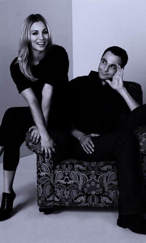 Пенни и Шелдон обои