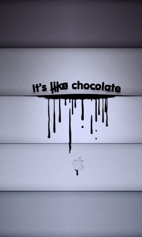 It"s not like chocolate обои