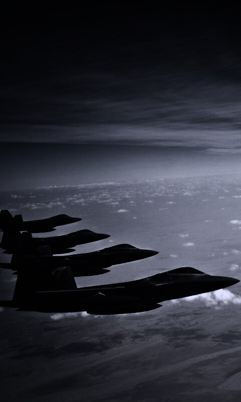 Ряд самолетов обои