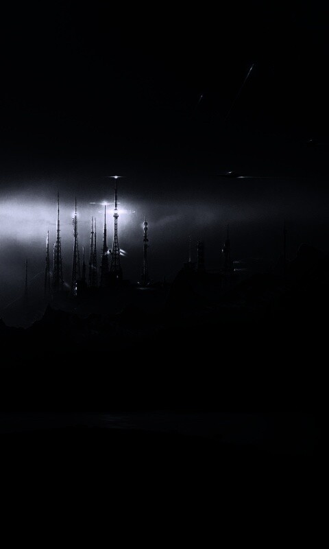 Долина в стиле SciFi обои