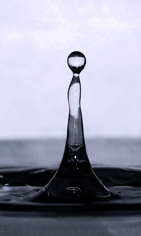 Падение капли обои