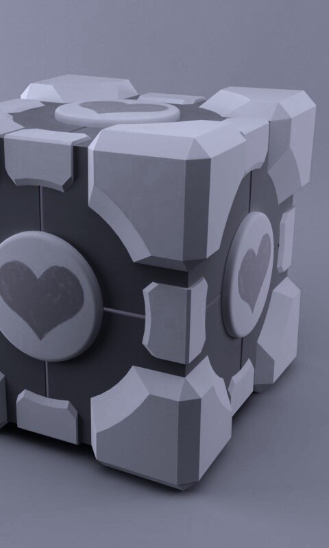 Взвешенный куб-компаньон обои