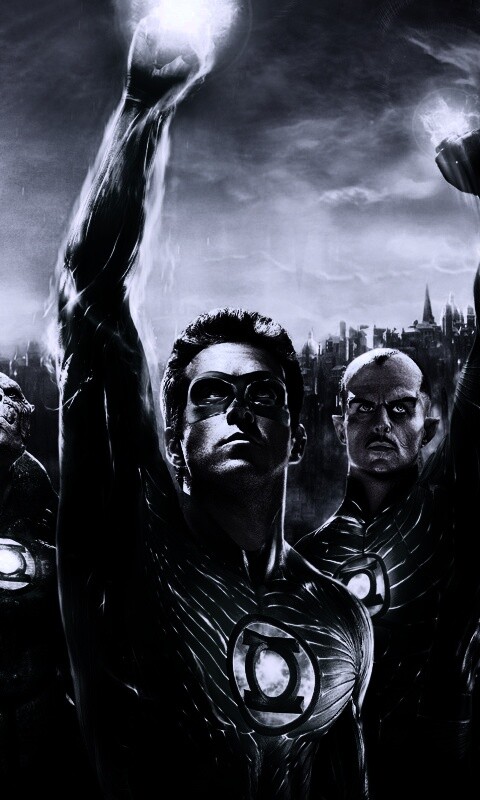 Зеленый фонарь обои