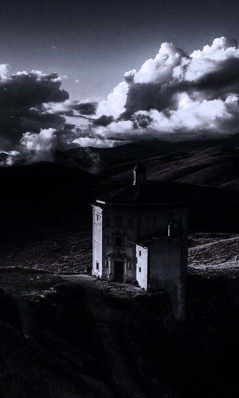 Горная церковь обои