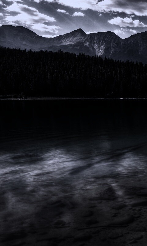 Зеленое озеро обои