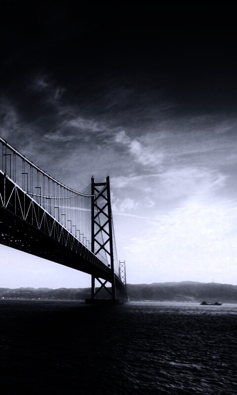 Мост Akashi Kaikyo в Японии обои