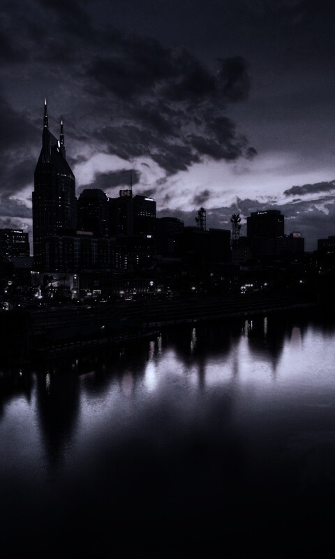 Ночной город обои