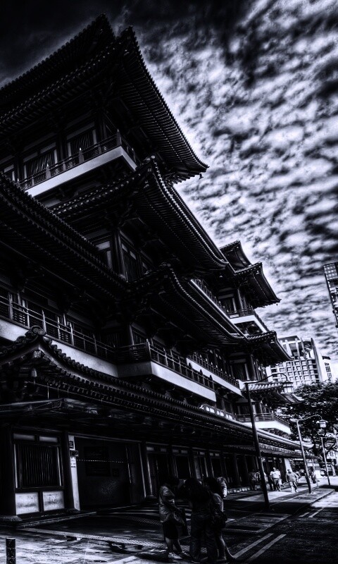 Храм в Сингапуре обои