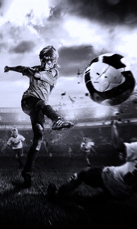 Игра в футбол обои