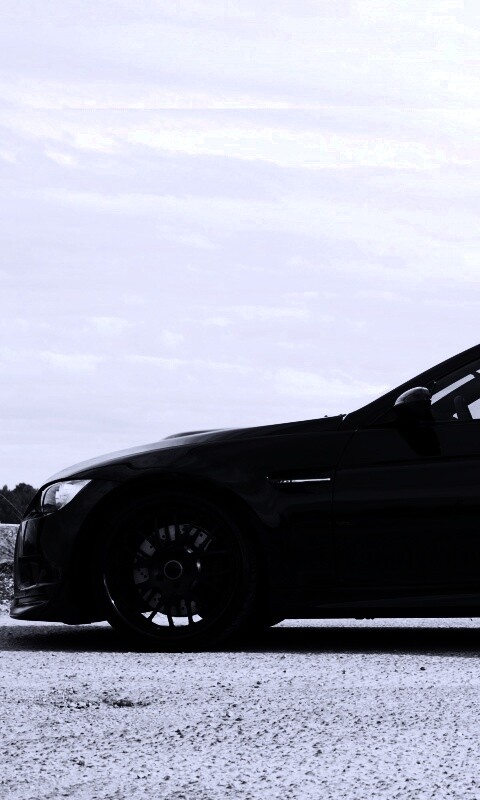 BMW и девушка обои