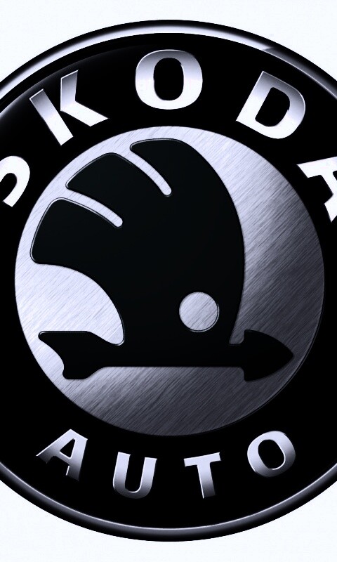 Логотип Skoda обои