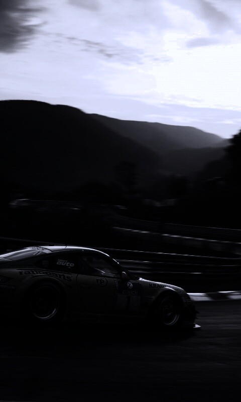 Гоночная трасса в горах и Порше обои