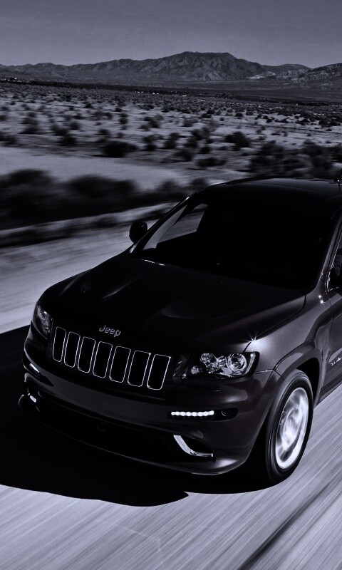 Красный Jeep обои