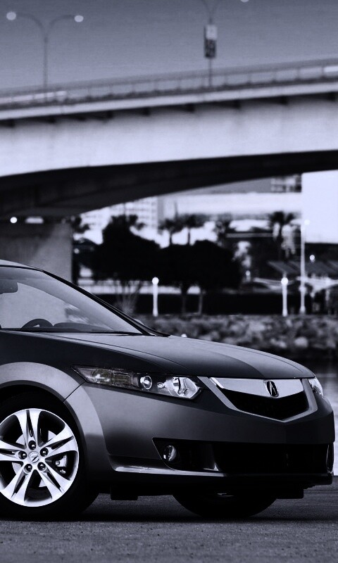 Acura на фоне моста обои