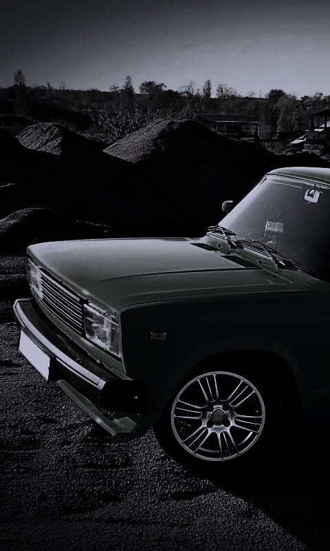 Кислотные жигули обои