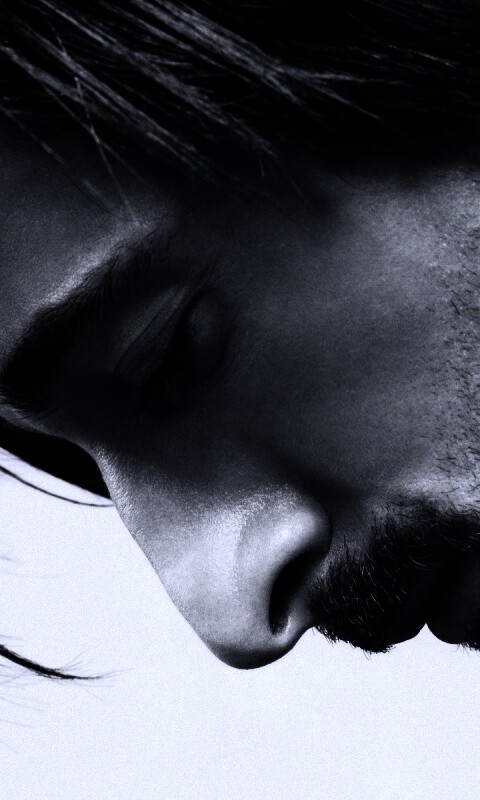 Чёрно-белое фото обои