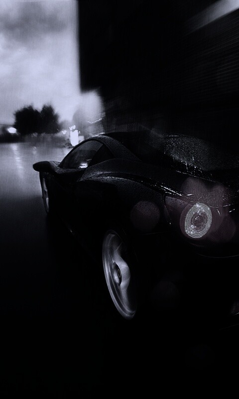 Ferrari под дождем обои