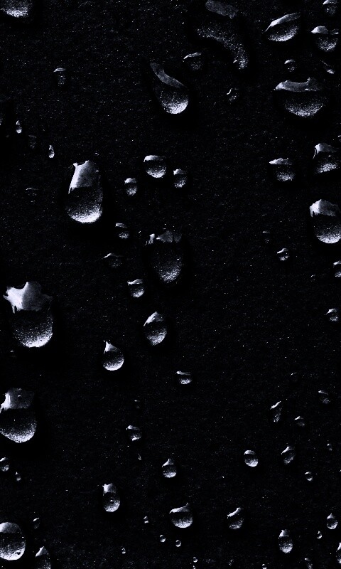 Капли воды на темной поверхности обои