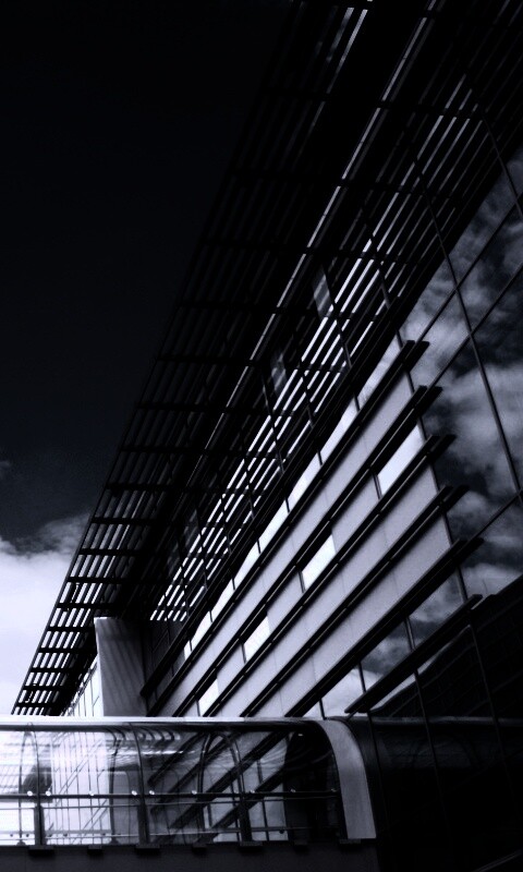 Стекло и металл обои