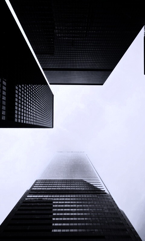 Небоскребы уходящие в облака обои