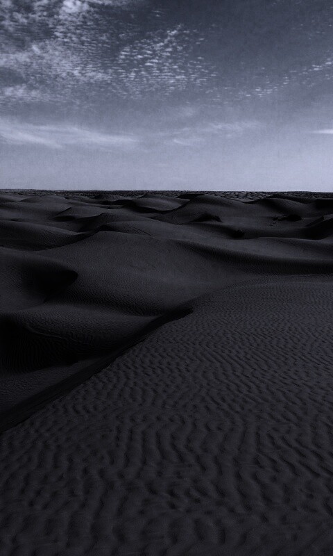 Пустыня до самого горизонта обои