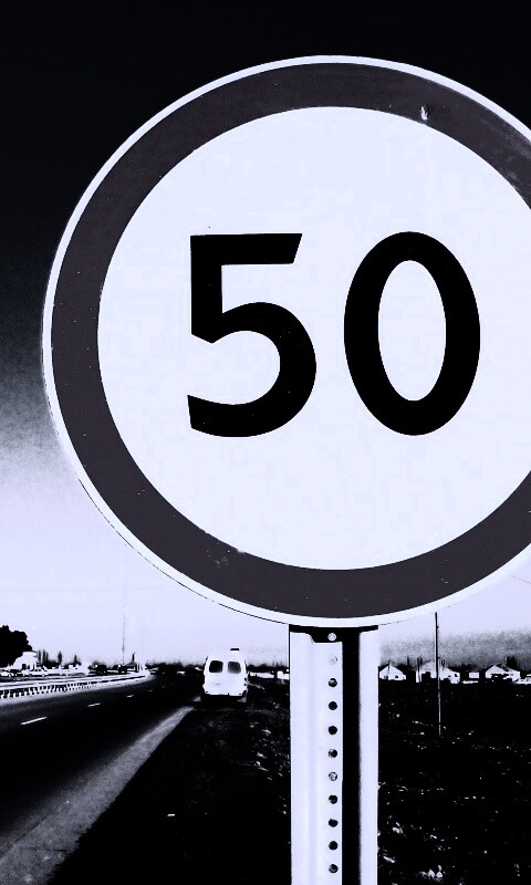 Ограничение скорости 50 км/ч обои