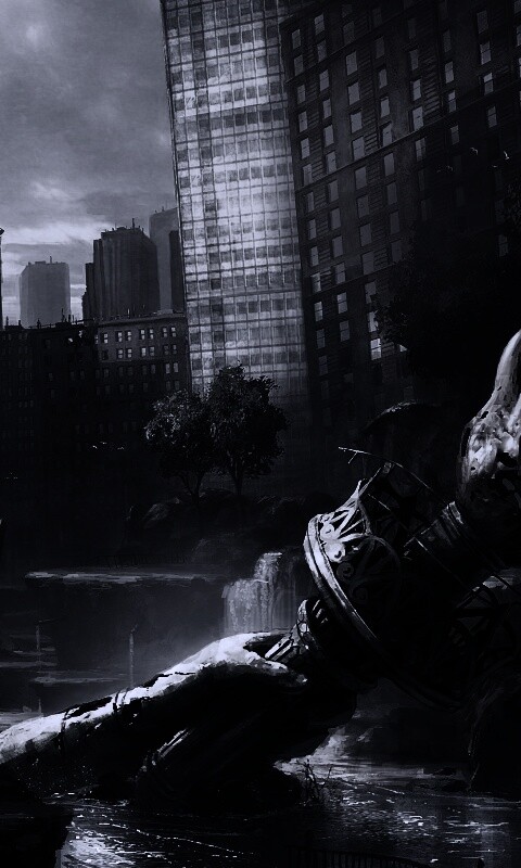 Руины статуи свободы обои