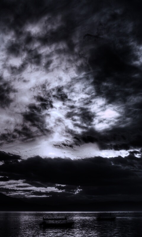 Мексика: лодки на озере обои