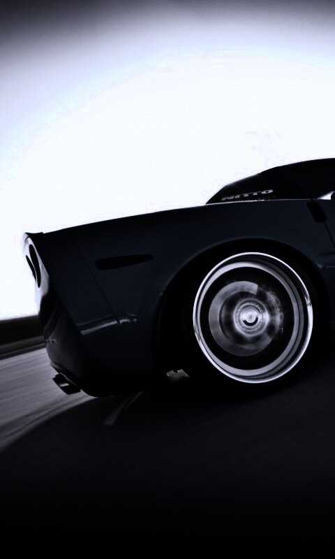 Гоночный спорткар синего цвета обои