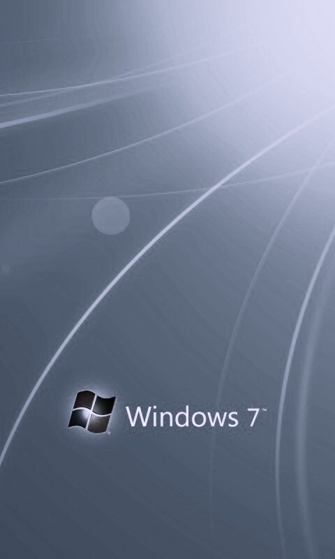 Голубые обои Windows 7 обои