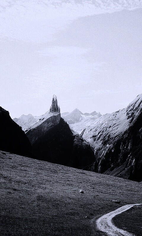 Храм в горах обои