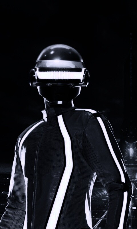 Daft Punk на съемках фильма TRON обои