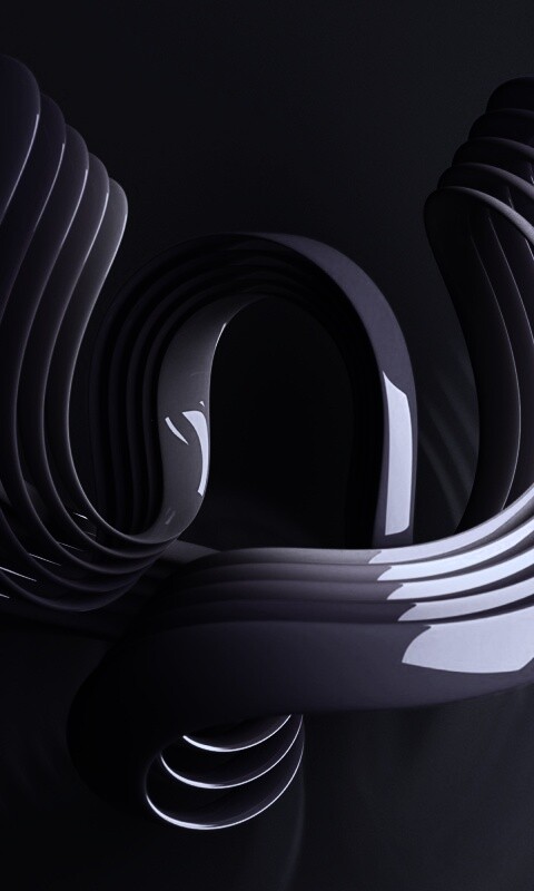 Фиолетовые изгибы обои