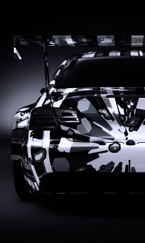 BMW  в сумасшедшем окрасе обои