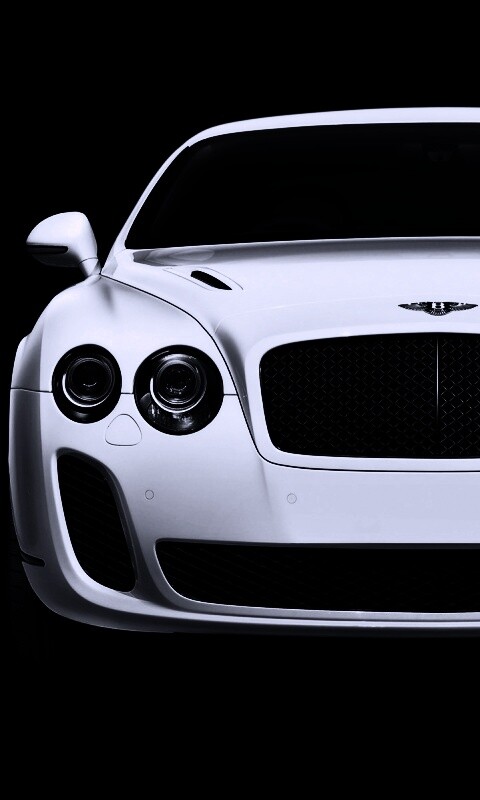 Белый Бентли Континентал обои