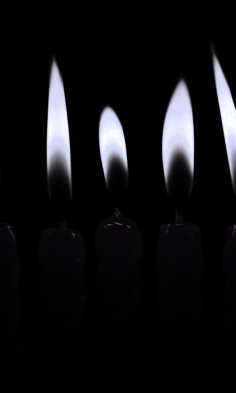 Красные свечи обои